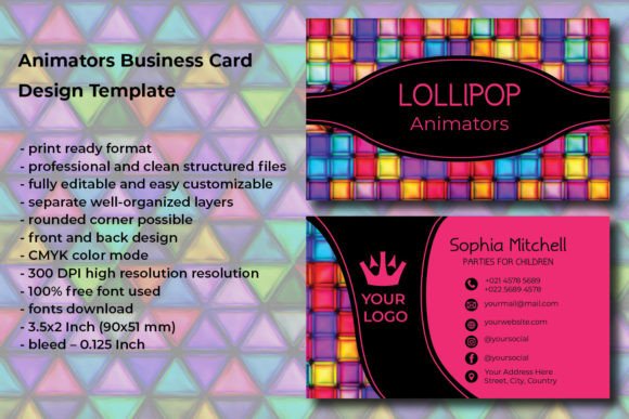 Animators Business Card Design Template: A Professional Branding Tool