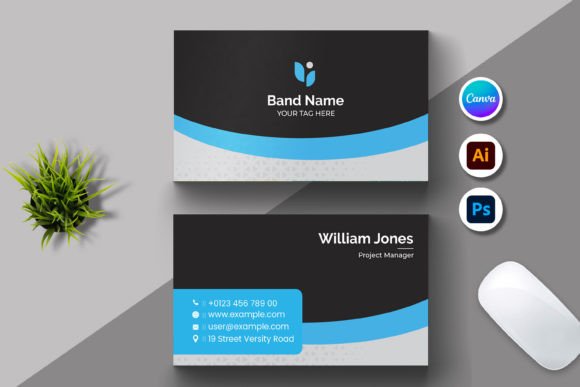 Business Card Template Instant Download for Modern Brands