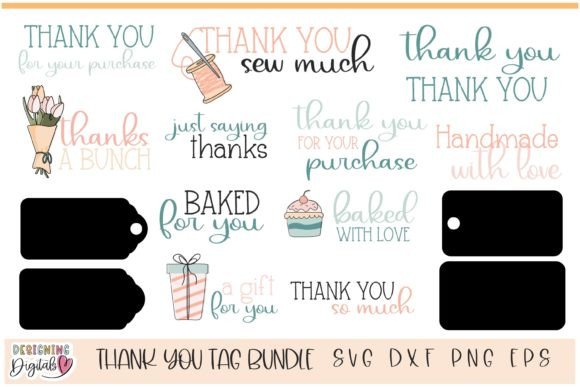 Business Tags Bundle, Thank You Cards: A Practical Review for Small Creators