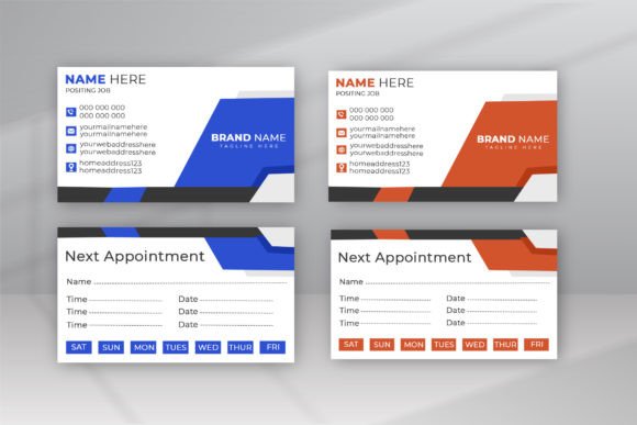 Creative Appointment Cards Design: Elevating Professional Connections in a Digital Age