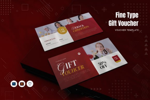 Fine Type Gift Voucher for Your Business