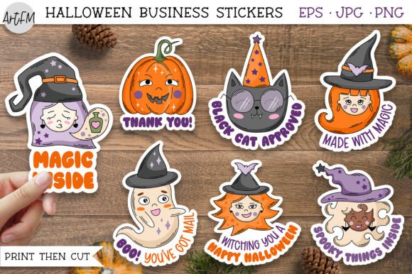 Halloween Small Business Stickers: Elevate Your Brand with Spooky Season Charm