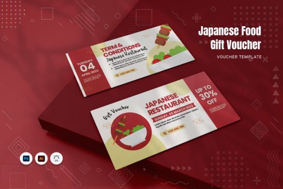 Japanese Food Gift Voucher for Brand Customization