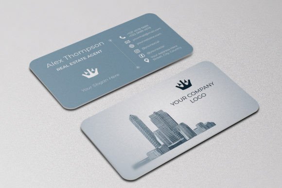 Real Estate Business Card Design Template Guide