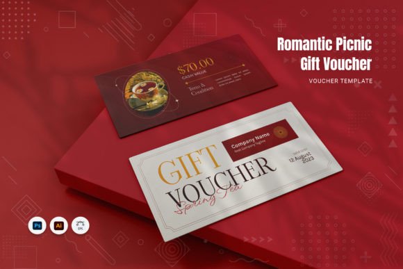 Romantic Picnic Gift Voucher: Elevating Brand Identity Through Design