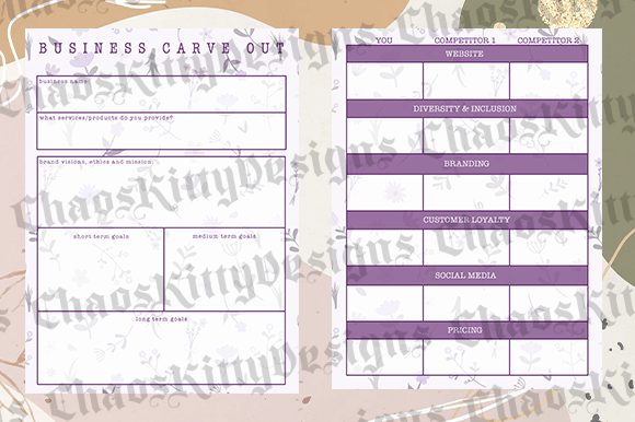 Small Business Planner Competitor Card