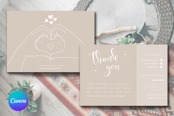Small Business Thank You Card Printable: A Streamlined Workflow for Client Appreciation