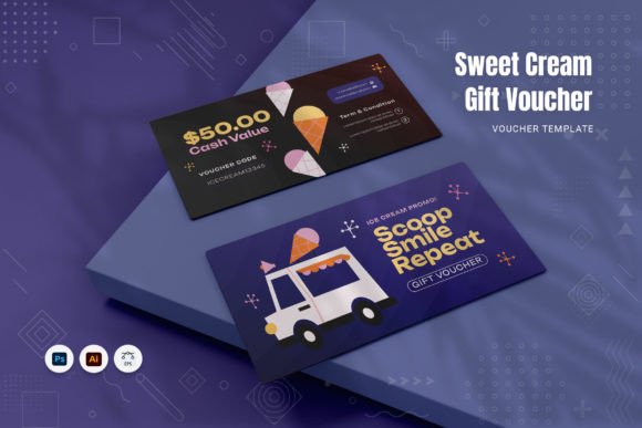 Unlocking Brand Potential with the Sweet Cream Gift Voucher Template